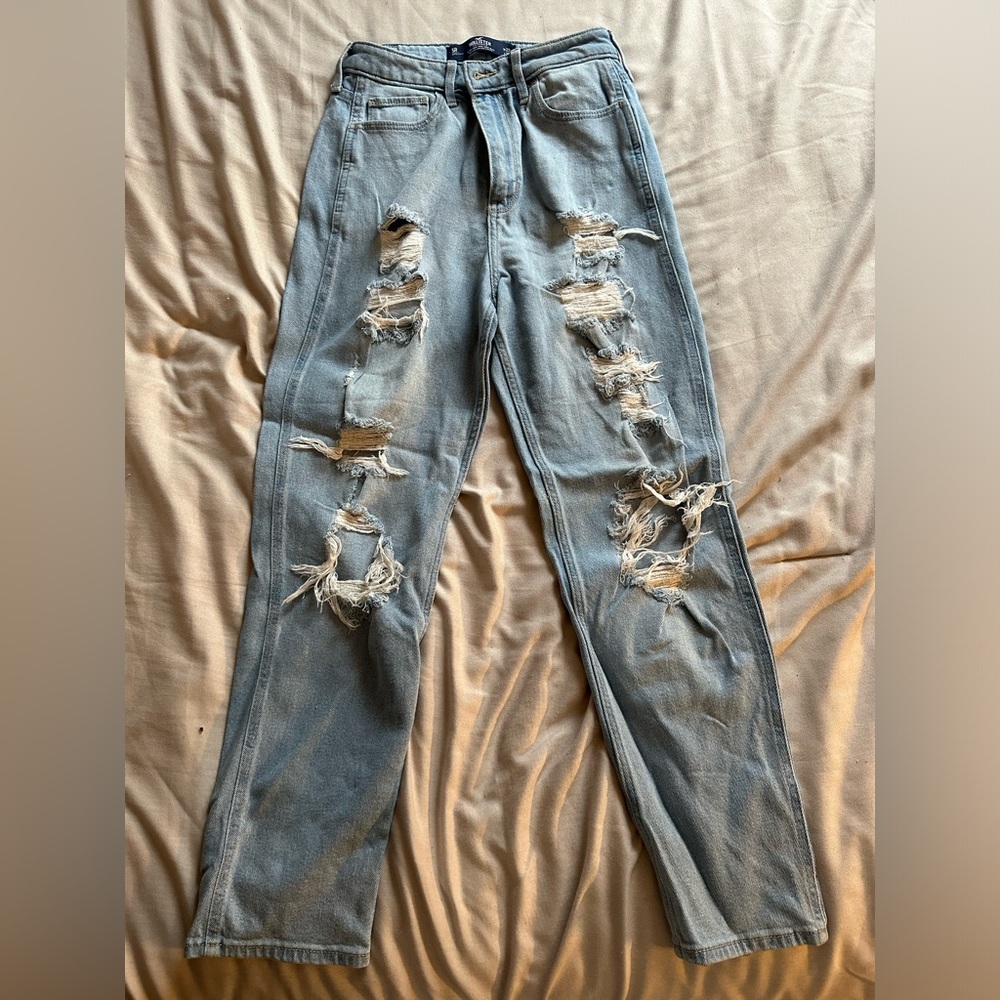 Hollister high-rise mom jeans